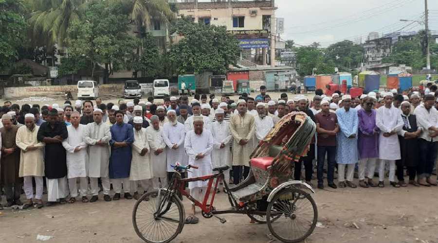 চাঁদপুরে যুবদল নেতা শাওনের গায়েবানা জানাজা