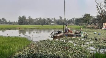 ফরিদগঞ্জে অবৈধ ড্রেজারে বালু উত্তোলন করছে ইউপি সদস্য