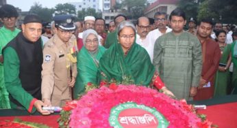 শহীদদের প্রতি চাঁদপুরে শিক্ষামন্ত্রীসহ সর্বস্তরের শ্রদ্ধা