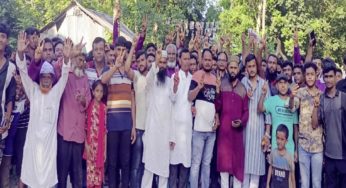 ছেংগারচর কাউন্সিলর শাহজালাল মুফতির বিজয় মিছিল