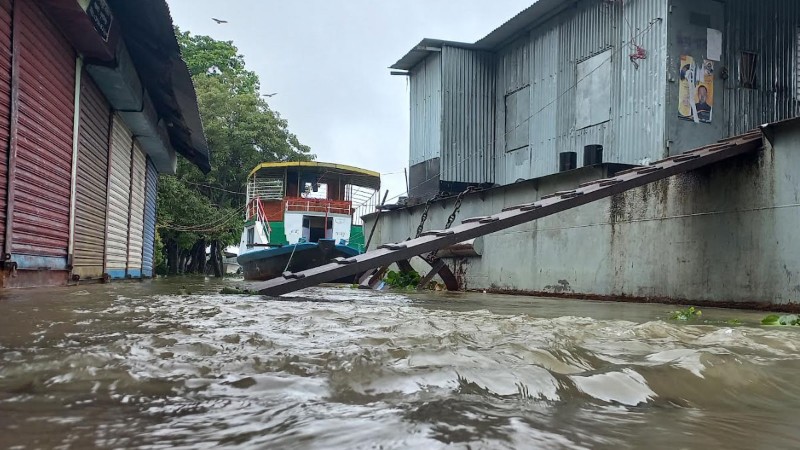 বিপৎসীমার ১৩৩ সেন্টিমিটার ওপরে সুরমা নদীর পানি