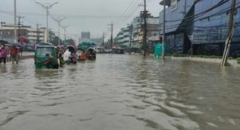 বৃষ্টিতে তলিয়ে গেছে সড়ক ও অলি-গলি