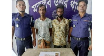 মতলব উত্তরে  ইয়াবাসহ দুই মাদক কারবারি আটক