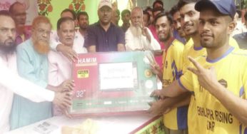 এখলাছপুরে মিনি ক্রিকেট টুর্নামেন্ট এর ফাইনাল খেলা অনুষ্ঠিত