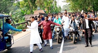 ফরিদগঞ্জে জালাল আহমেদের ট্রাক প্রতীকের শো-ডাউন