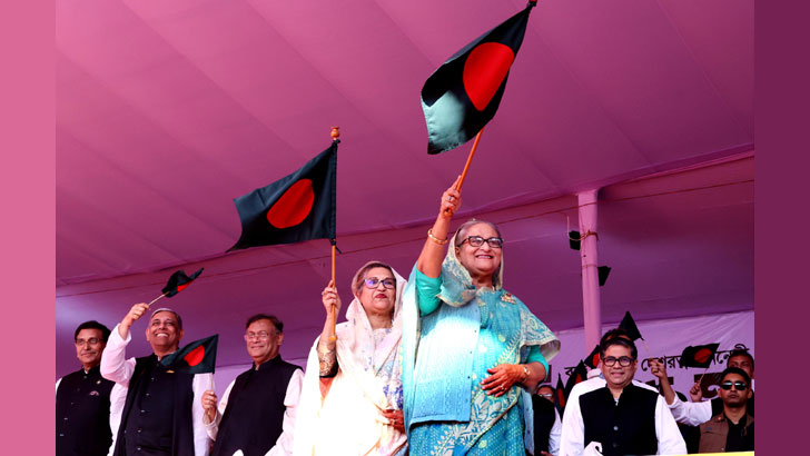 স্মার্ট বাংলাদেশ, স্মার্ট অর্থনীতি, স্মার্ট সোসাইটি গড়ার প্রতিশ্রুতি শেখ হাসিনার