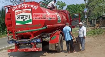 চাঁদপুরে ডিপোর লরি থেকে পথে পথে বিক্রি হচ্ছে অবৈধ জ্বালানি তেল