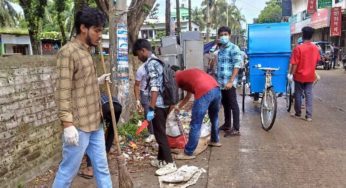 ফরিদগঞ্জে শিক্ষার্থীদের পরিষ্কার-পরিছন্ন কর্মসূচি