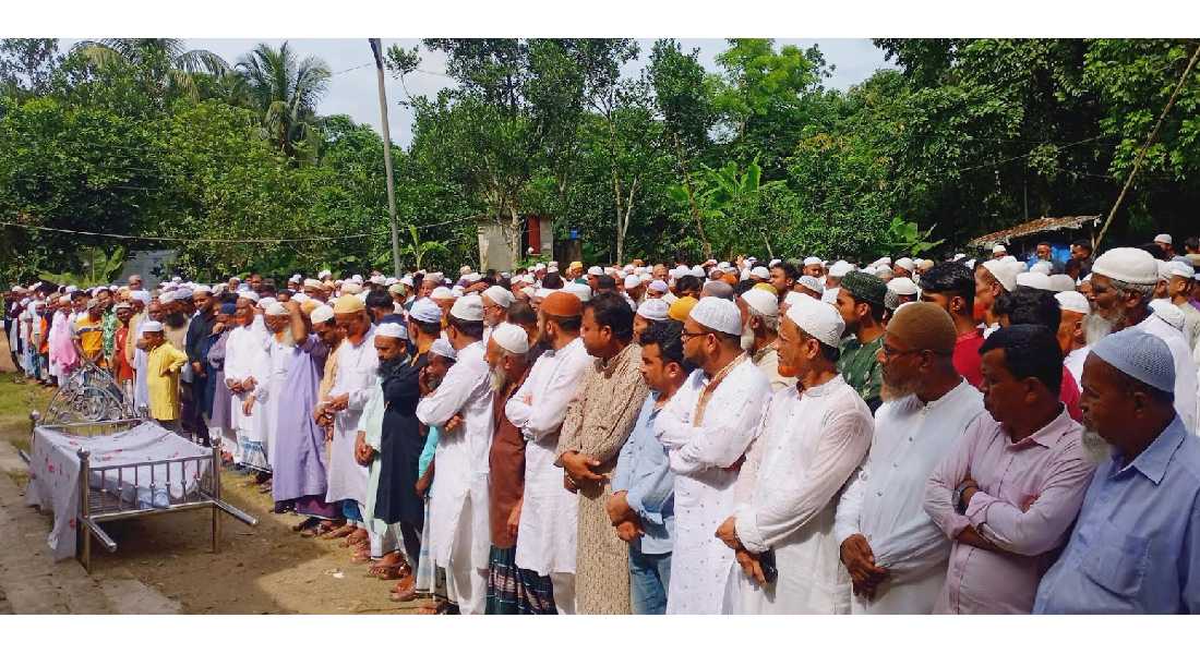 ব্যবসায়ী আবুল কালাম খাঁন বাচ্চুর দাফন সম্পন্ন