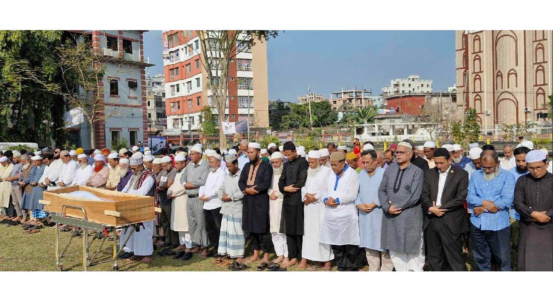 চিরনিদ্রায় শায়িত হলেন প্রবীণ সাংবাদিক অধ্যাপক মোহাম্মদ হোসেন খান