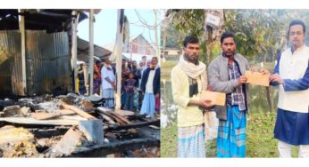 চাঁদপুর রাজরাজেশ্বরে অগ্নিকাণ্ডে দুটি ব্যবসাপ্রতিষ্ঠান পুড়ে ভস্মীভূত