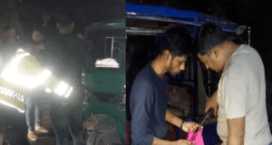 চাঁদপুরে নিরাপত্তা জোরদার, চেকপোস্ট বসিয়ে পুলিশের তল্লাশি মাকে