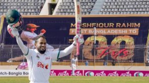 শততম ম্যাচে সেঞ্চুরি দিয়েই রাঙালেন মুশফিক