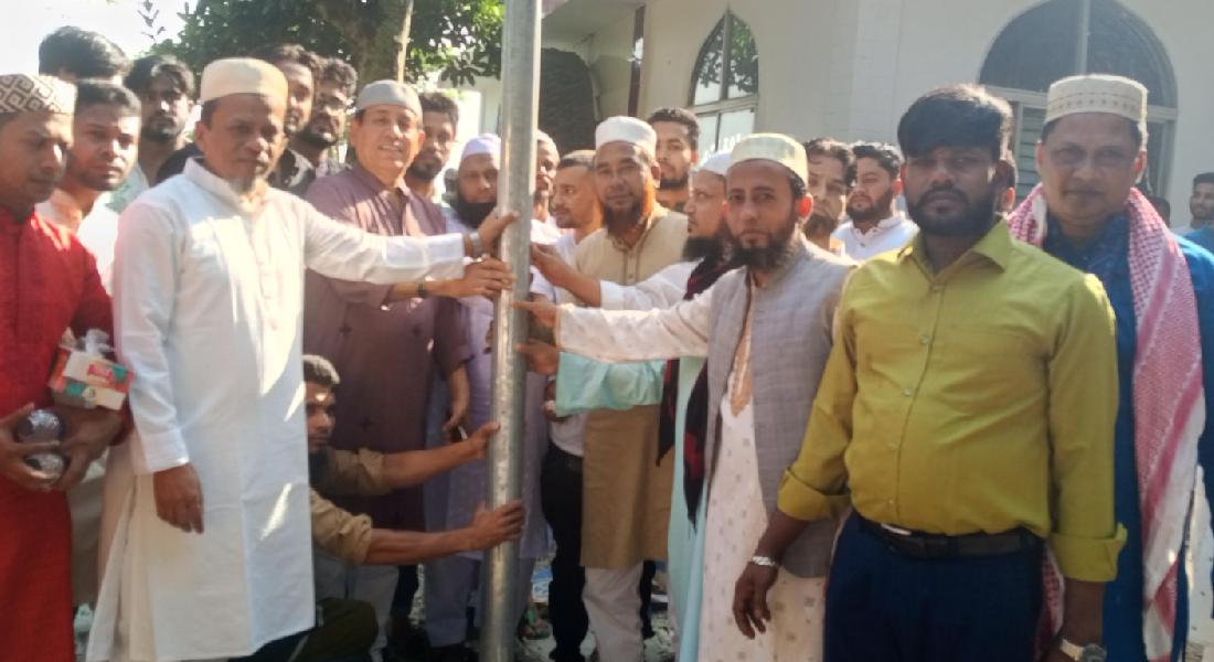 ল্যাম্পপোস্ট লাইট বসিয়ে গ্রামকে আলোকিত করেলো নাগদা মানবিক সংগঠন ল্যাম্পপোস্ট লাইট বসিয়ে গ্রামকে আলোকিত করেলো নাগদা মানবিক সংগঠন