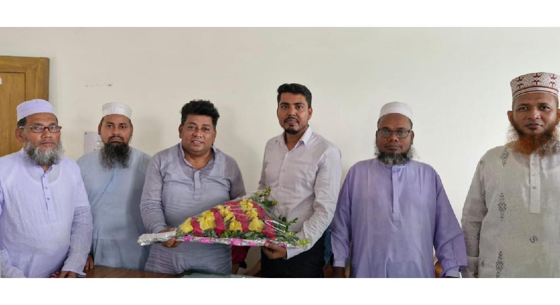 শাহতলী কামিল মাদরাসা পরিদর্শনে সহকারী পরীক্ষা নিয়ন্ত্রক