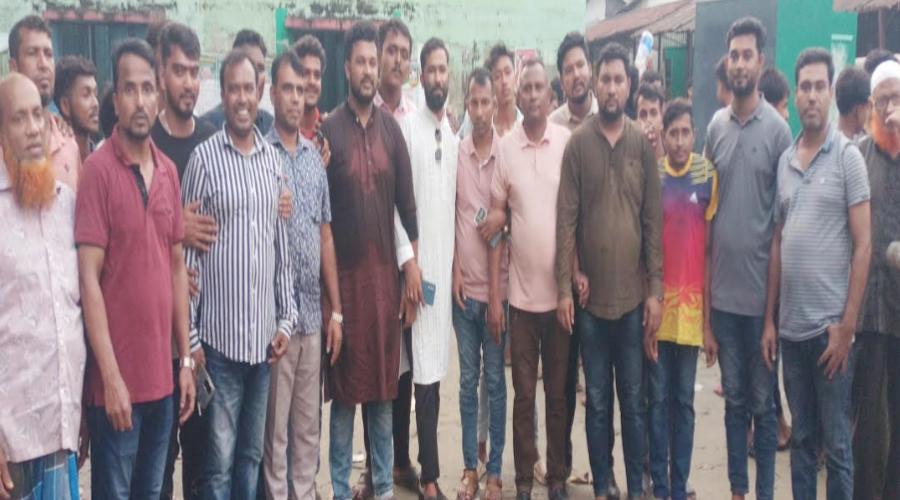 ড. জালাল পক্ষে ছেংগারচর পৌর ছাত্রদলের আনন্দ মিছিল