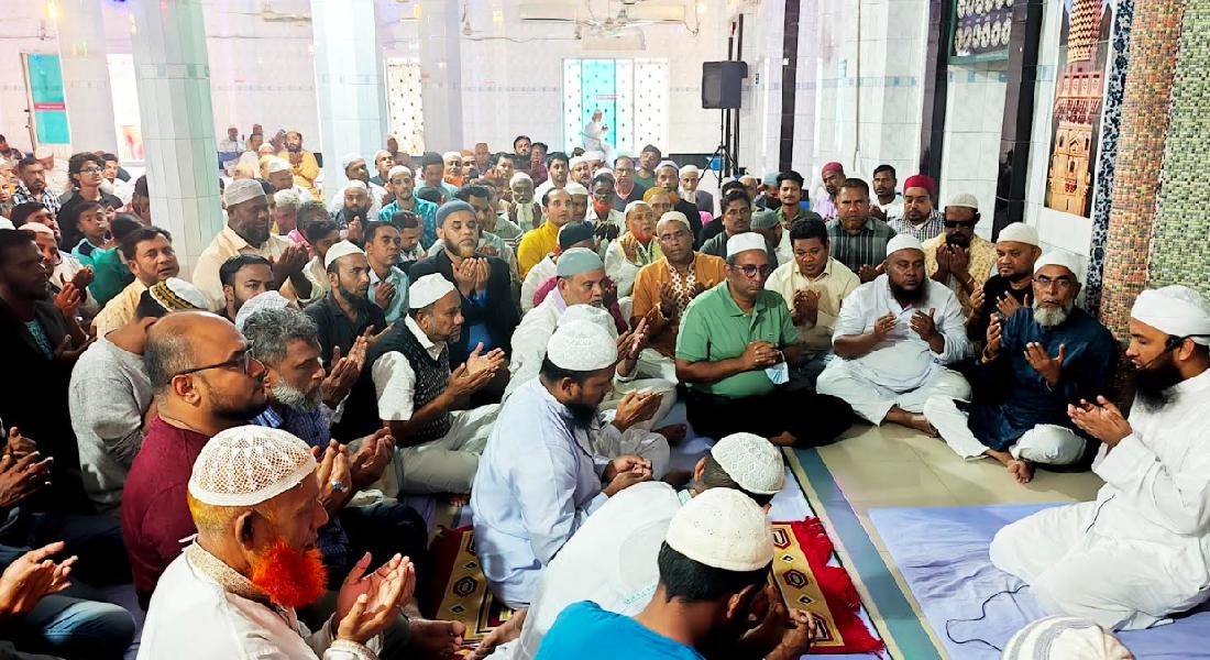 চাঁদপুর জেলা বিএনপির উদ্যোগে মিলাদ ও দোয়া