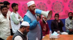 শাহমাহমুদপুরে এমপি প্রার্থীর গনসংযোগ ও পথসভা