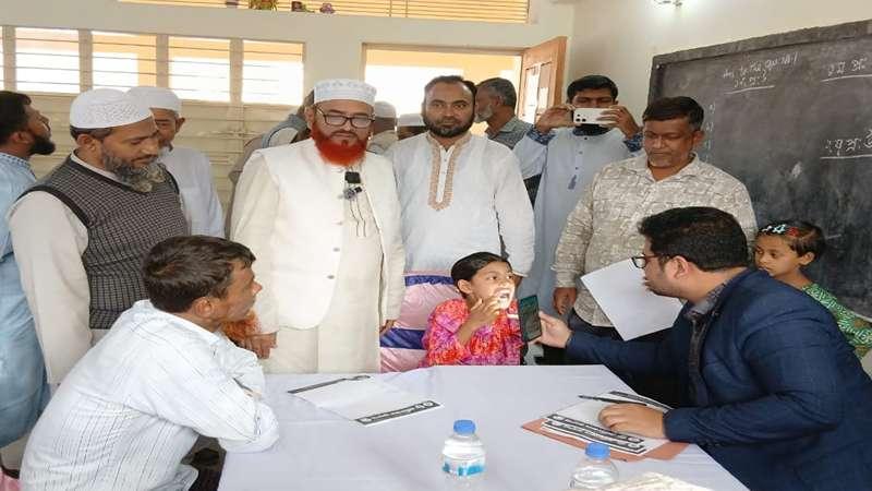 চাঁদপুর শহরে বিনামূল্যে চিকিৎসা সেবা ও ওষুধ বিতরণ