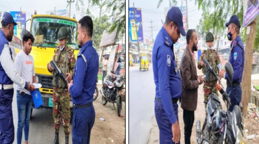 ভ্রাম্যমাণে ২২০টি গাড়ি তল্লাশি, জরিমানা ৫৯ হাজার