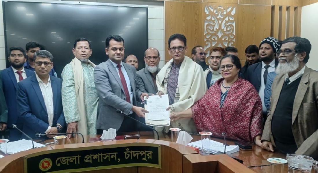 চাঁদপুরে পাঁচটি আসনে মনোনয়ন জমা ৪৬ প্রার্থীর