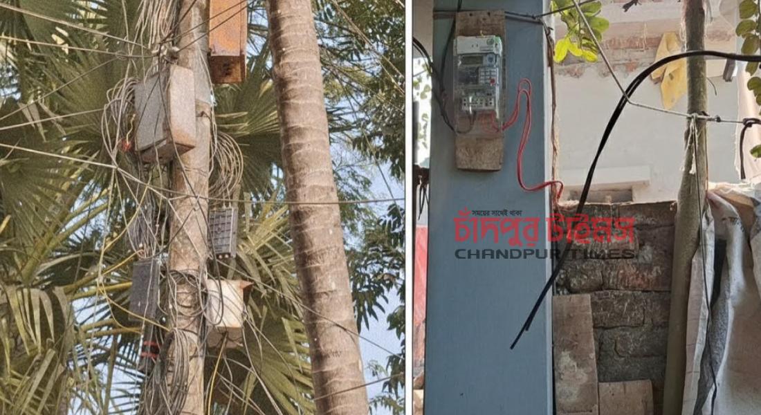 চাঁদপুর বিদ্যুতের তার চোরচক্র সক্রিয়, উদ্বেগে শহরবাসী
