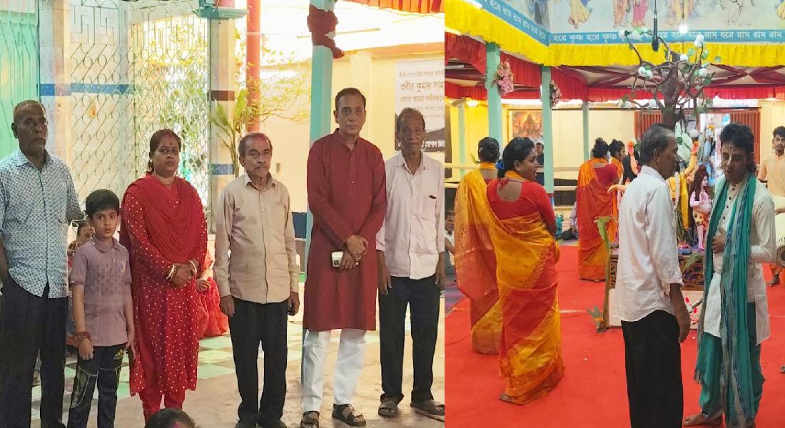 চাঁদপুরে শ্রী শ্রী গোপাল জিউর আখড়ায় বার্ষিক দোল উৎসব শুরু