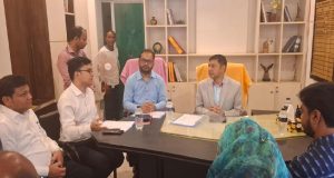 কচুয়ায় জোরপূর্বক বালি উত্তোলন : হুমকিতে কৃষি জমি ও সরকারি খাল