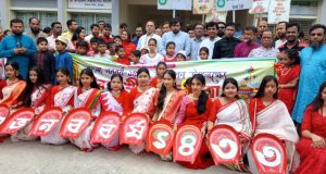 মতলব দক্ষিণ ইউএনওকে প্রাথমিক শিক্ষক সমিতির সংবর্ধনা