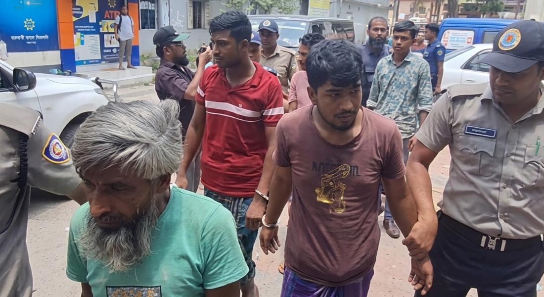 চাঁদপুরে মাদকবিরোধী অভিযানে মাদকসহ আটক ৬