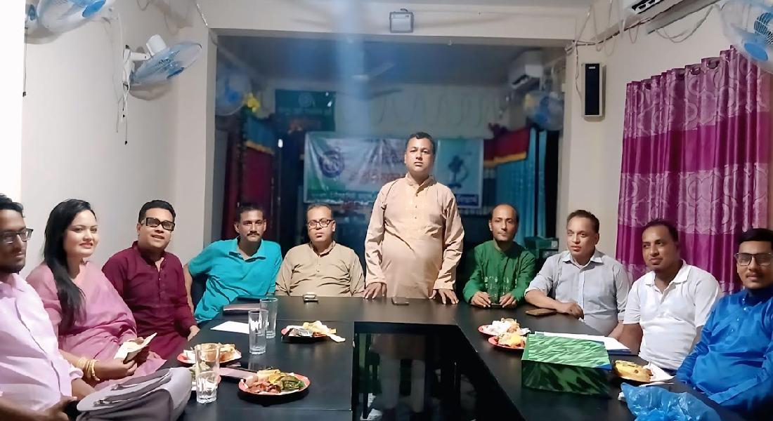 চাঁদপুর শিল্পী কল্যাণ পরিষদের দ্বিতীয় সেরা কণ্ঠ শিল্পী প্রতিযোগিতার প্রস্তুতি সভা