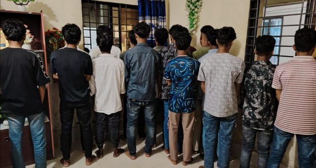 রাতে