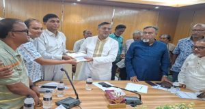 হাজীগঞ্জে কৃষকের ধানের চারা উপড়ে দখলের অভিযোগ