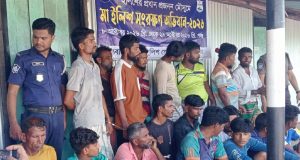 চাঁদপুর শহর, রক্ষা বাঁধে ভাঙন